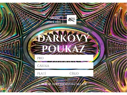 Obchod vecmi darkovy poukaz