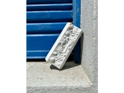 PORCELÁNOVÁ VÁZA MUŠLE MOŘE BISKVIT BAREUTHER