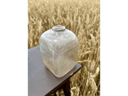 STAROŽITNÁ HUTNÍ LAHEV VÁZA