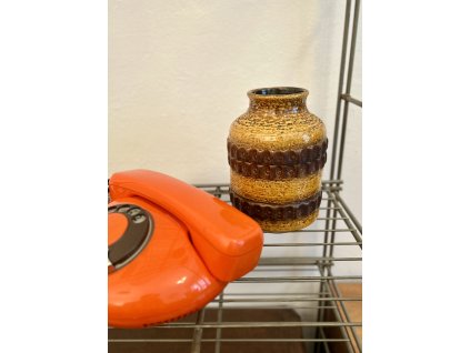 WEST GERMAN POTTERY FAT LAVA VÁZA U-KERAMIK