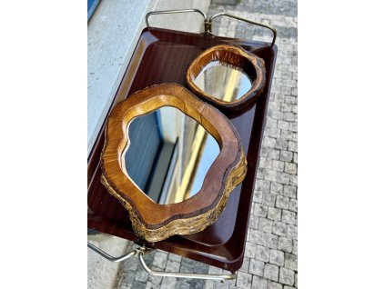 VINTAGE DIY ZRCADLO SAMOROST DOMÁCÍ UMĚNÍ