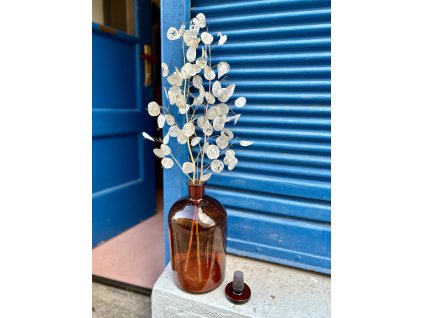 VELKÁ LABORATORNÍ LÉKÁRENSKÁ LAHEV PRACHOVNICE