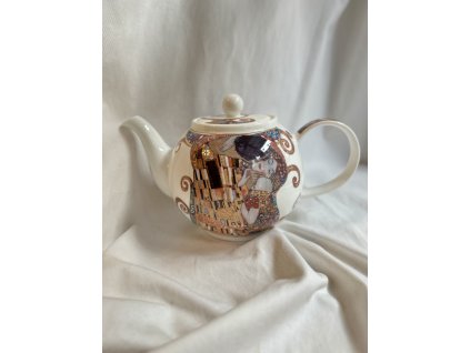 ČAJOVÁ KONVICE KOSTNÍ PORCELÁN DUNOON GUSTAV KLIMT