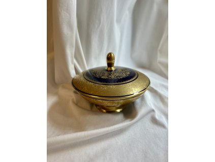PORCELÁNOVÁ DÓZA ROSENTHAL ZLATÝ LEPT
