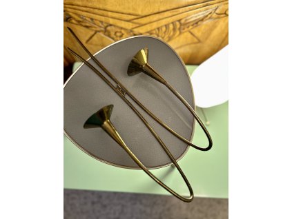 MIDCENTURY MOSAZNÝ SVÍCEN NA ZEĎ STYL GUNTER KUPETZ