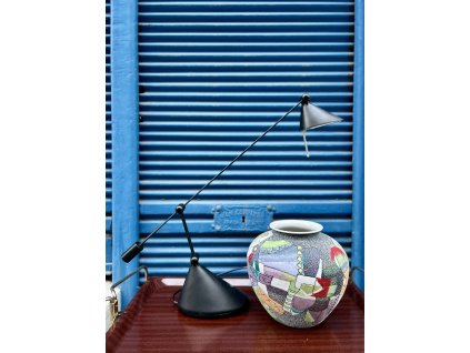 POSTMODERNÍ UMĚLECKÁ 1980S KERAMICKÁ VÁZA