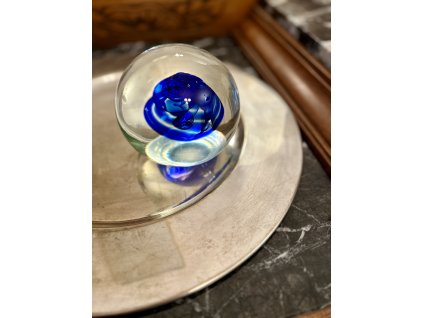 AUTORSKÉ VELKÉ TĚŽÍTKO HUTNÍ SKLO MILAN NOSEK ŠKRDLOVICE BERÁNEK