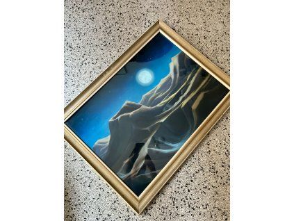 ORIGINÁLNÍ OBRAZ PASTEL KRAJINA VILÉM ŠARHAN