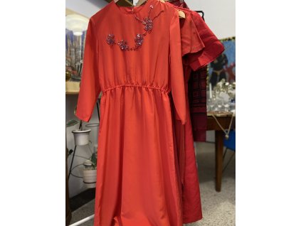 VINTAGE ŠATY S KORÁLKY 38