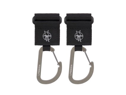 Casual Stroller Hooks with Carabiner black