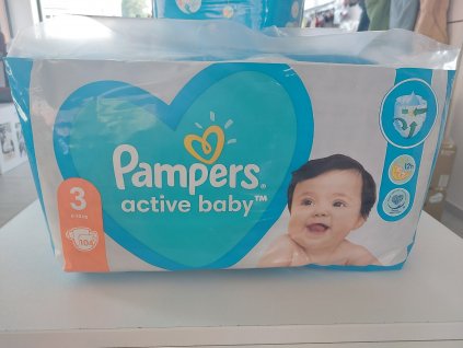 PAMPERS ACTIVE BABY 3 GIANT PACK 104 KS, 6-10KG  PAMPERS ACTIVE BABY 3 GIANT PACK 104 KS, 6-10KG