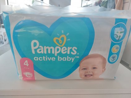 PAMPERS ACTIVE BABY 4 GIANT PACK 90KS, 9-14KG  PAMPERS ACTIVE BABY 4 GIANT PACK 90KS, 9-14KG