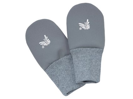 ESITO | Rukavice softshell bezpalcové Light gray - šedá / 74 - 80 (Barva šedá, Velikost 74 - 80)