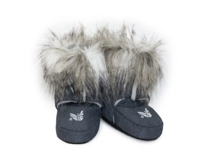 ESITO | Softshellové capáčky Angor - šedá / stříbrná / 1 - délka stélky: 11 cm (Barva šedá / stříbrná, Velikost 1 - délka stélky: 11 cm)