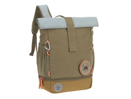 LÄSSIG Mini Rolltop Backpack Nature olive