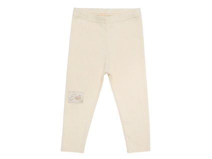 ESITO | Rostoucí žebrované legíny Color Cream - smetanová / 56 - 62 (Barva smetanová, Velikost 56 - 62)