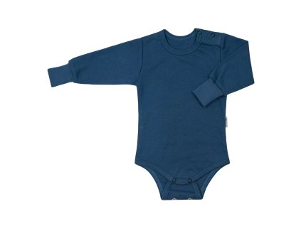 ESITO | Rostoucí bodyčko pro miminka Myšky north - modrá / 56 - 62 (Barva modrá, Velikost 56 - 62)