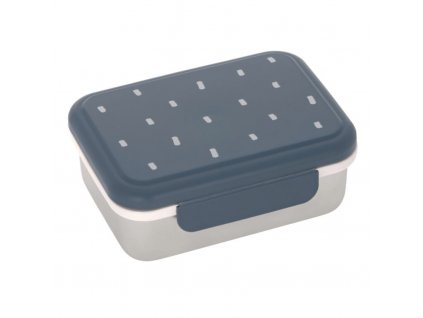Lunchbox Stainless Steel Happy Prints midnight blue