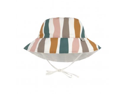 Sun Protection Bucket Hat waves pink/nature 19-36 mon.