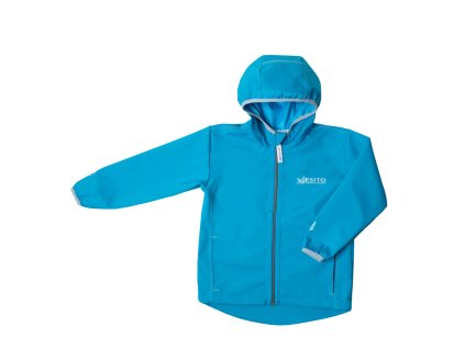 ESITO | Dětská letní softshellová bunda Mono Turquoise - tyrkysová / 116 (Barva tyrkysová, Velikost 80)