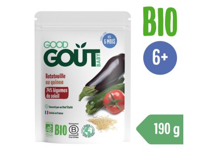 Good Gout BIO Ratatouille s quinou (190 g)