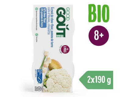 Good Gout Treska pestrá s květákem a brambůrky (2x190 g)