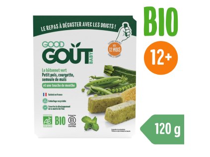 Good Gout BIO BLW Tyčinky z hrášku a cukety (120 g)