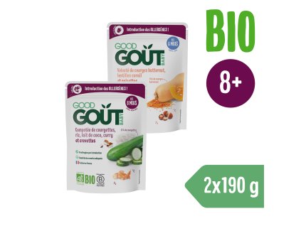 Good Gout BIO Kapsičky nové chutě (2× 190 g)