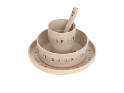 LÄSSIG Dish Set PP/Cellulose Happy Fruits cherry