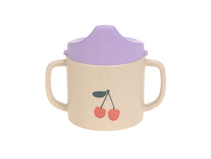 LÄSSIG Sippy Cup PP/Cellulose Happy Fruits 2025 cherry