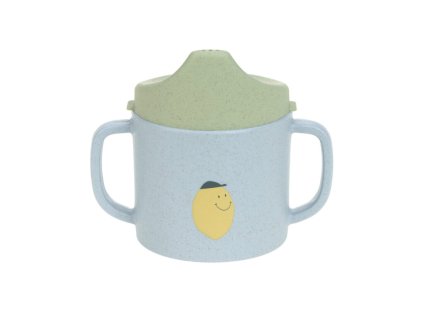 LÄSSIG Sippy Cup PP/Cellulose Happy Fruits 2025 lemon