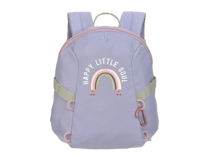 LÄSSIG Tiny Backpack Outdoor 2025 rainbow pastel lilac