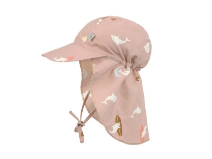 LÄSSIG Sun Protection Flap Hat 2025 dolphin peach 07-18 mo.