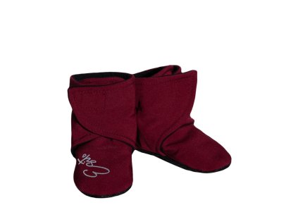 ESITO | Capáčky barefoot Softshell Fuchsie - fuchsiová / 1 - délka stélky: 11 cm (Barva fuchsiová, Velikost 1 - délka stélky: 11 cm)