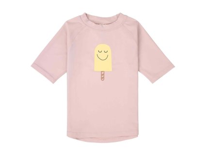 LÄSSIG Short Sleeve Rashguard popsicle pale pink 13-18mo. size 86