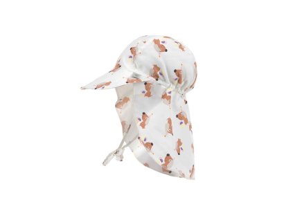 LÄSSIG Sun Protection Flap Hat ice cre./dog sea salt 07-12mo. size 45/47