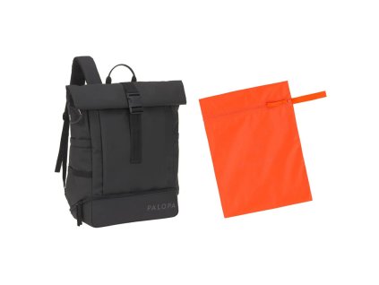 PALOPA Rolltop Backpack Yoska black