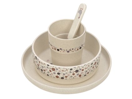 Dish Set PP/Cellulose Tiny Farmer Sheep/Goose nature