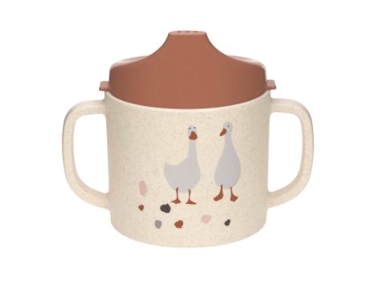 Sippy Cup PP/Cellulose Tiny Farmer Sheep/Goose nature