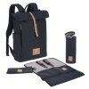 LÄSSIG Green Label Rolltop Backpack night blue