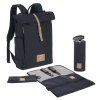 LÄSSIG Green Label Rolltop Backpack night blue