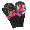 ESITO Palcové rukavice softshell Motýl - černá / 1 - 2 roky