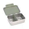 LÄSSIG Lunchbox Stainless Steel Happy Prints light olive