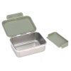 LÄSSIG Lunchbox Stainless Steel Happy Prints light olive