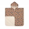 Beach Poncho 2023 whale caramel