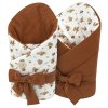 ESITO | Mušelínová zavinovačka pro miminko Veverka 85x85 cm - rezavá / 85 x 85 cm (Barva rezavá, Velikost 85 x 85 cm)