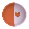 LÄSSIG Bowl Silicone 2024 Happy Rascals Heart lavender