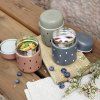 LÄSSIG Food Jar Medium Happy Prints caramel