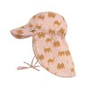 LÄSSIG Sun Protection Flap Hat 2024 camel pink 07-18 mon.