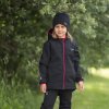ESITO | Dětská softshellová bunda DUO Raspberry pink / Black - černá / 86 (Barva černá, Velikost 86)